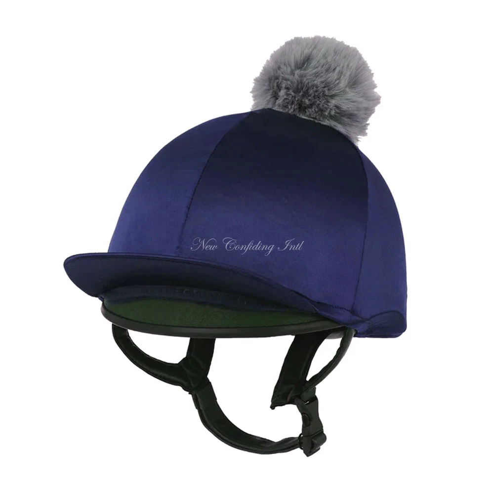 Hat Cover Stunning Pom Pom Caps Top Quality Horse Rider Wear Equestrian Wear Product Custom Logo