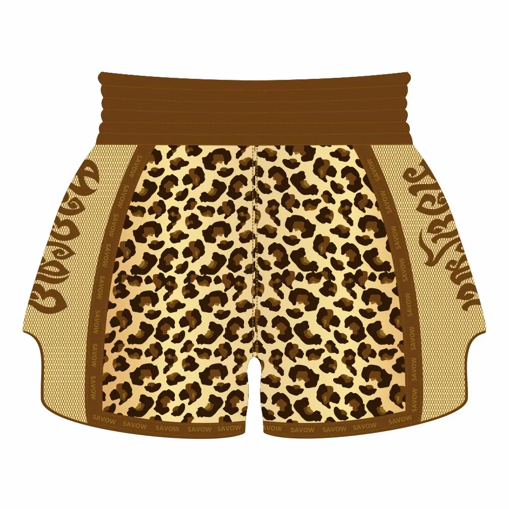 OEM Factory Muay Thai Shorts Custom Satin Kickboxing Trunks For Martial Arts Gym Fighting Practice fight trunks