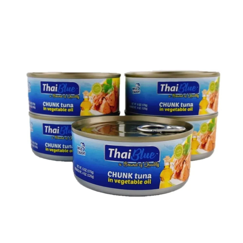 Wholesale Canned Seafood Canned Tuna In Vegetable Oil Healthy Instant