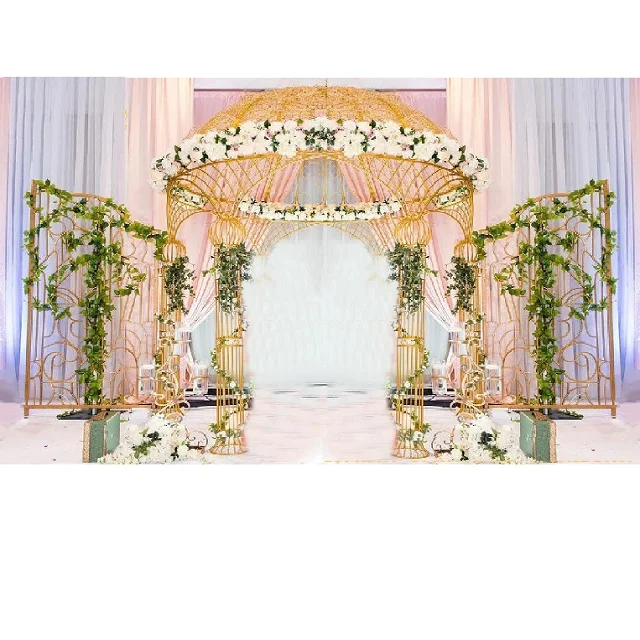 Contemporary Indian Wedding Metal Mandap Setup Beautiful Metal Wedding  Mandap Decoration Stunning Dome Style Metal Mandap - Buy Mandap Pipe And  Drape Indian Mandap With Led Light Wedding Decoration Cloth Mandap Mandap