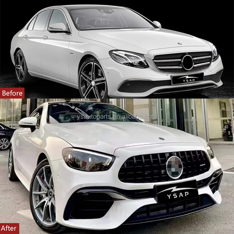 High Quality Facelidt Body Kit For 16 E Class W213 Upgrade To 2022 E63