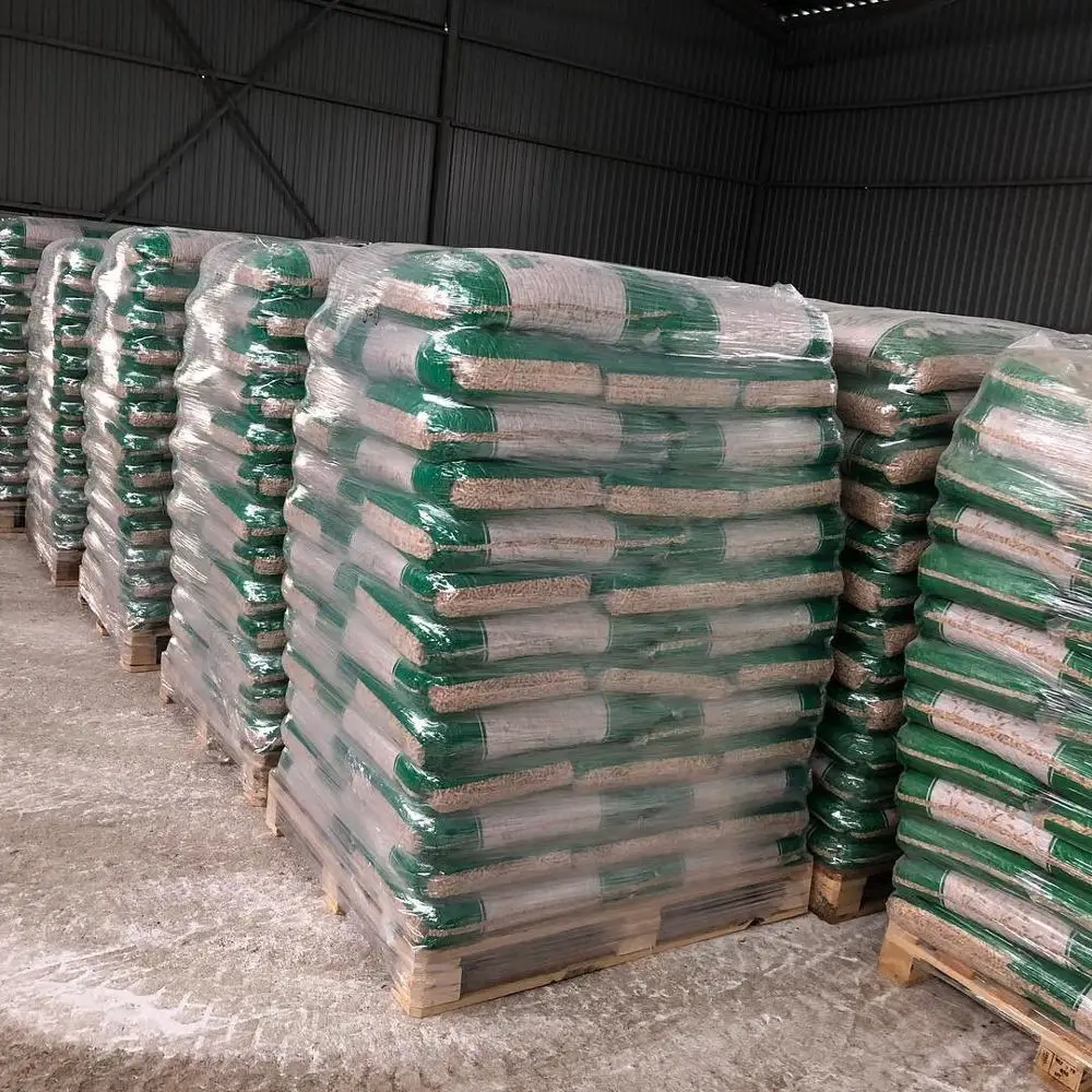 Pine Wood Pellets 6mm8mm In 15kg Bags And Big Bags En Plus / Din Plus A1 Buy Bulk Wood