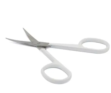 Маникюрные ножницы из нержавеющей стали Прямые острые лезвия и изогнутые для кутикулы