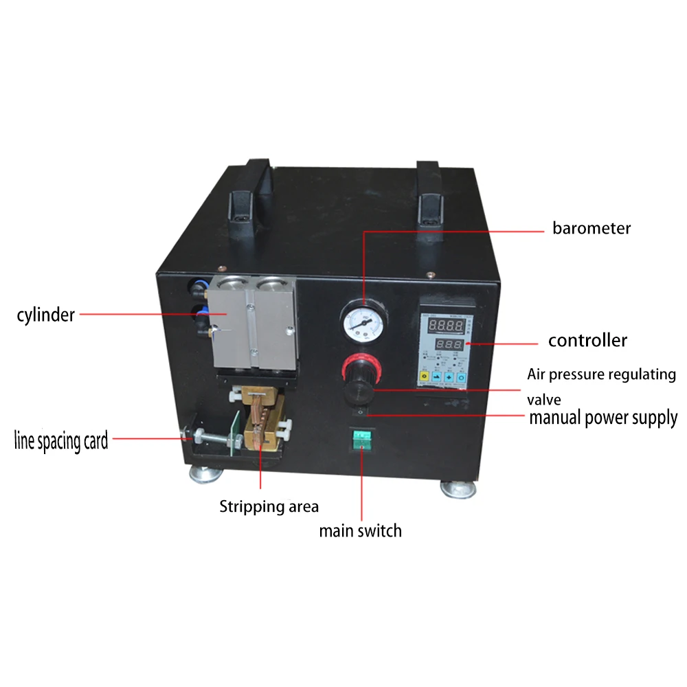 Thermocouple Wire Stripping Machine Temperature Sensing Wire Stripping Machine Shielding Net