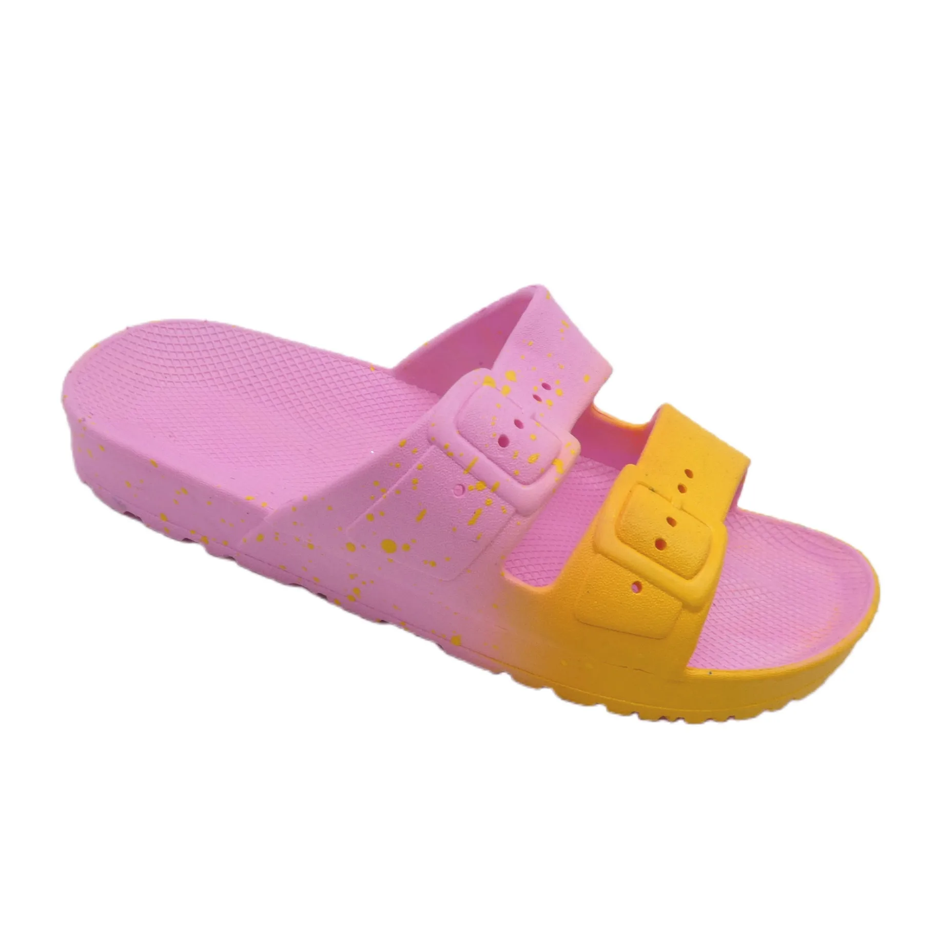 2023 Eva Slippers Sandals Outdoor Double Buckle With Thick Sole ...