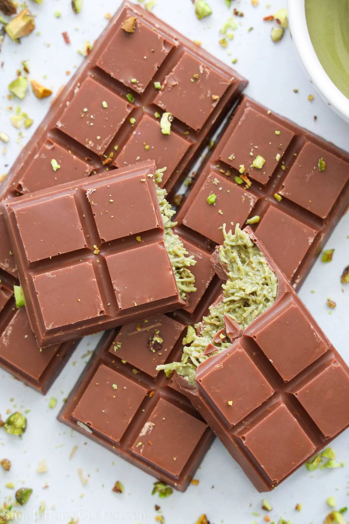 Dubai Chocolate Bar Pistachio Kataifi  Viral Dubai Chocolate With Knafeh and Pistachio Cream