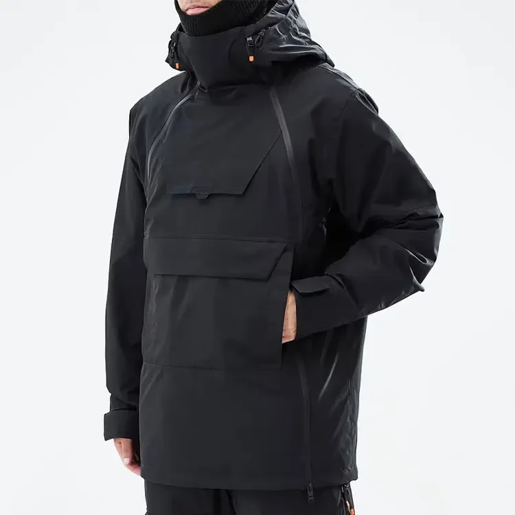 Custom Anorak Windbreaker Hoodie Ski Pullover Jacket Warm Waterproof ...