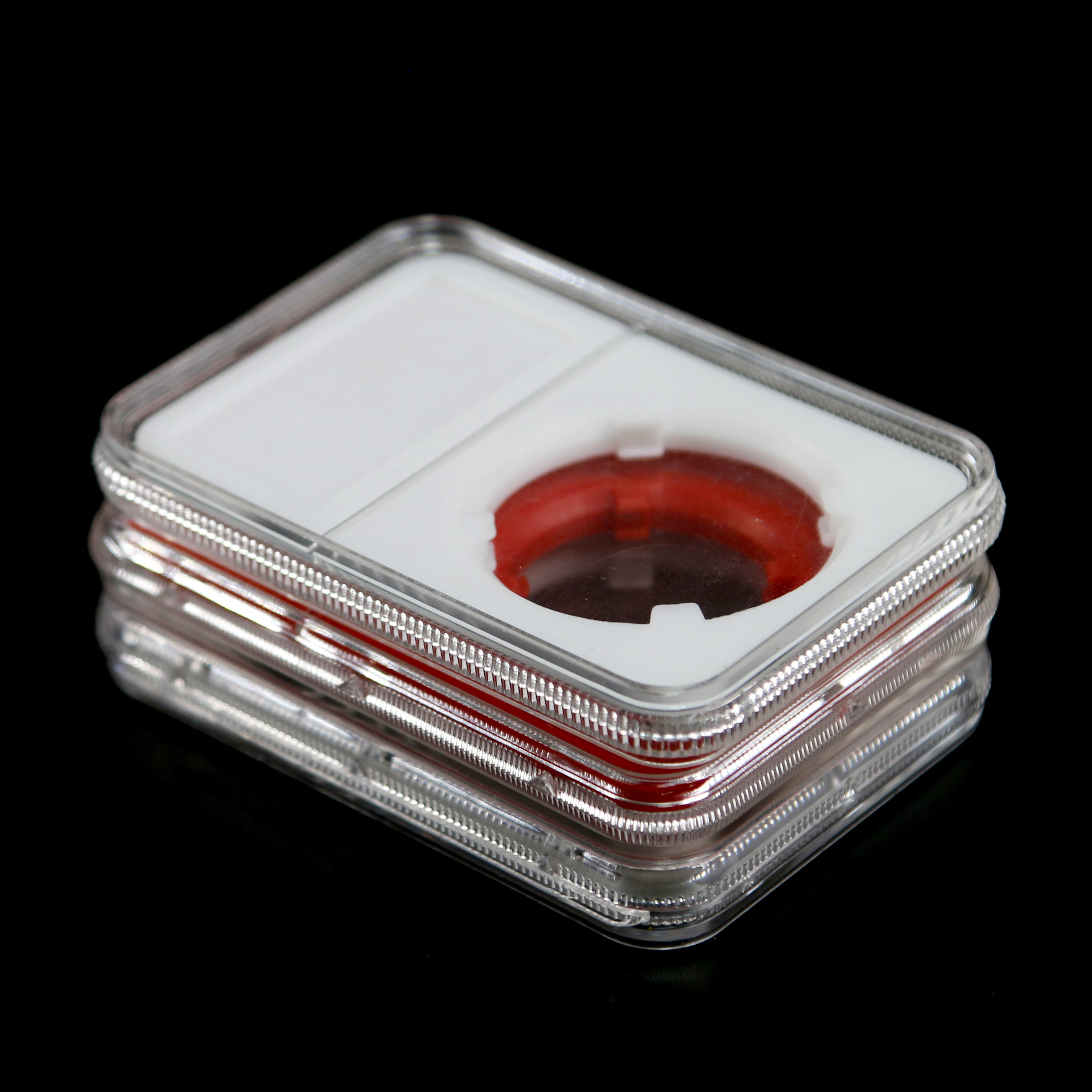 1 오즈 아메리칸 버팔로 골드 코인 84x61x10mm 소닉 씰 플라스틱 PSB 등급 코인 슬래브 코인 홀더 (화이트 TPU 포함)