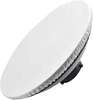 Godox 16.5inch/42cm White Beauty Dish Bowens Mount Reflector W/White Diffuser, Light Modifier for Bowens Mount Studio Strobe detail image