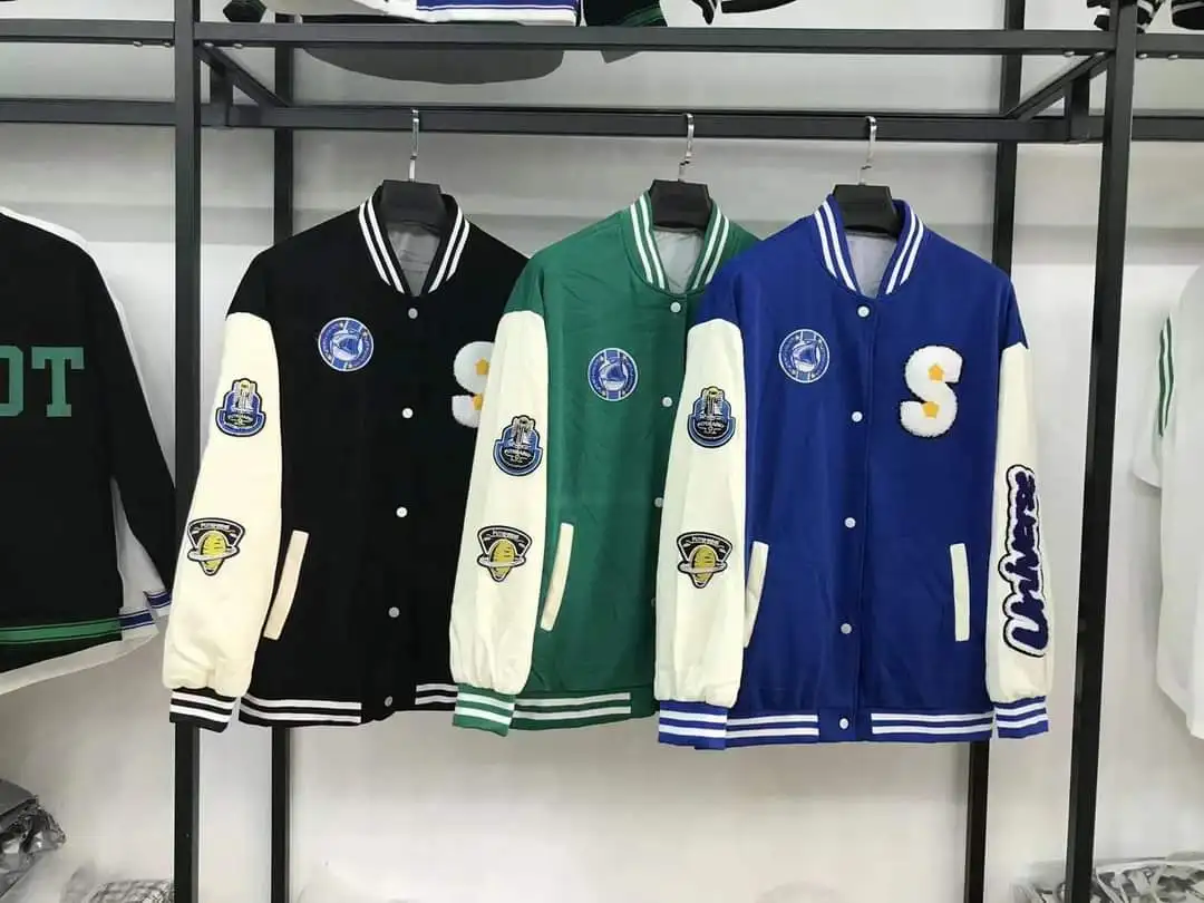 Plus Size Men's Versity College Jackets Wholesale Blank Varsity Jackets