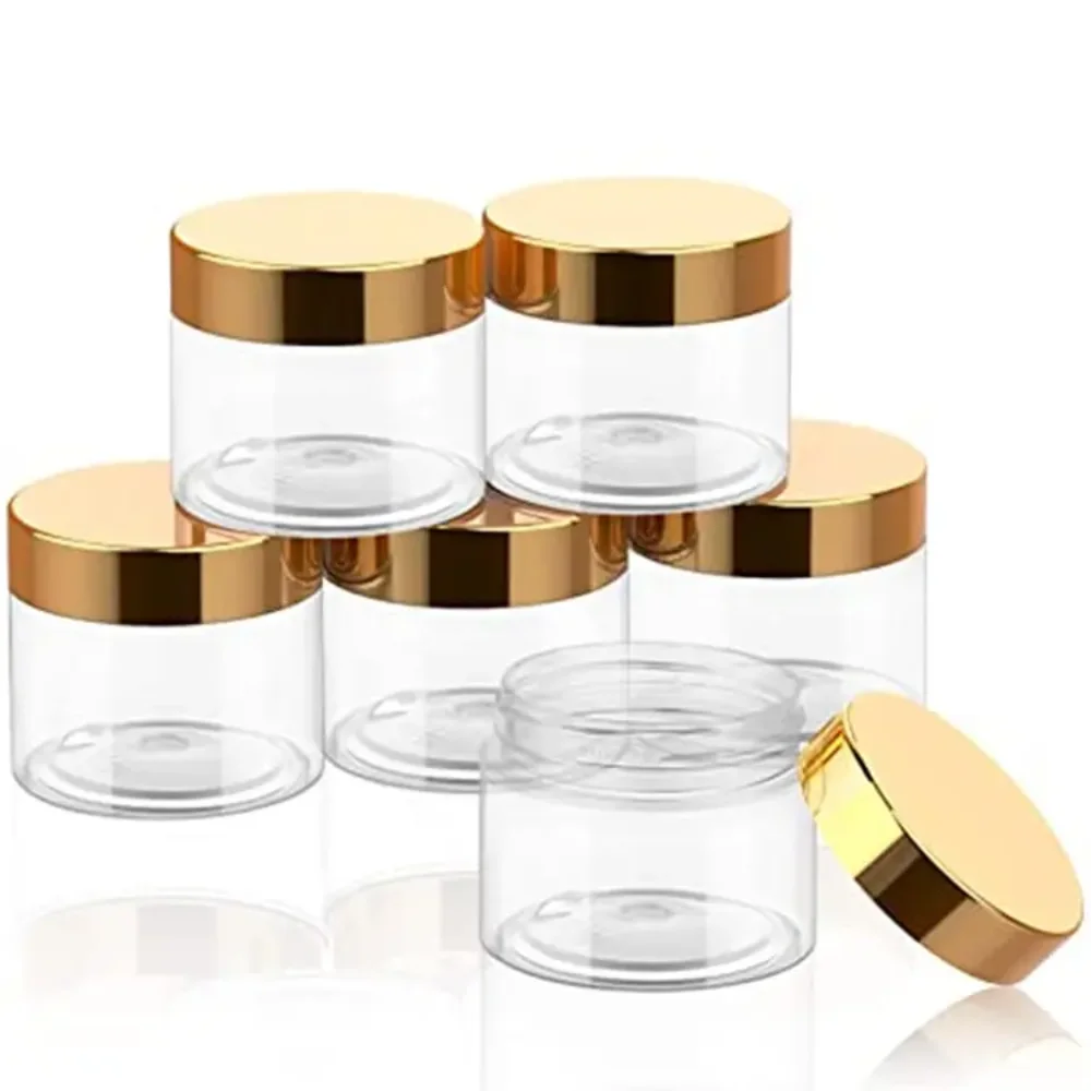 Cosmetic Jars Pet Plastic Jars Pet Cosmetic Jars With Optional Capacity