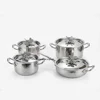 STAINLESS STEEL WITH SILVER TOP