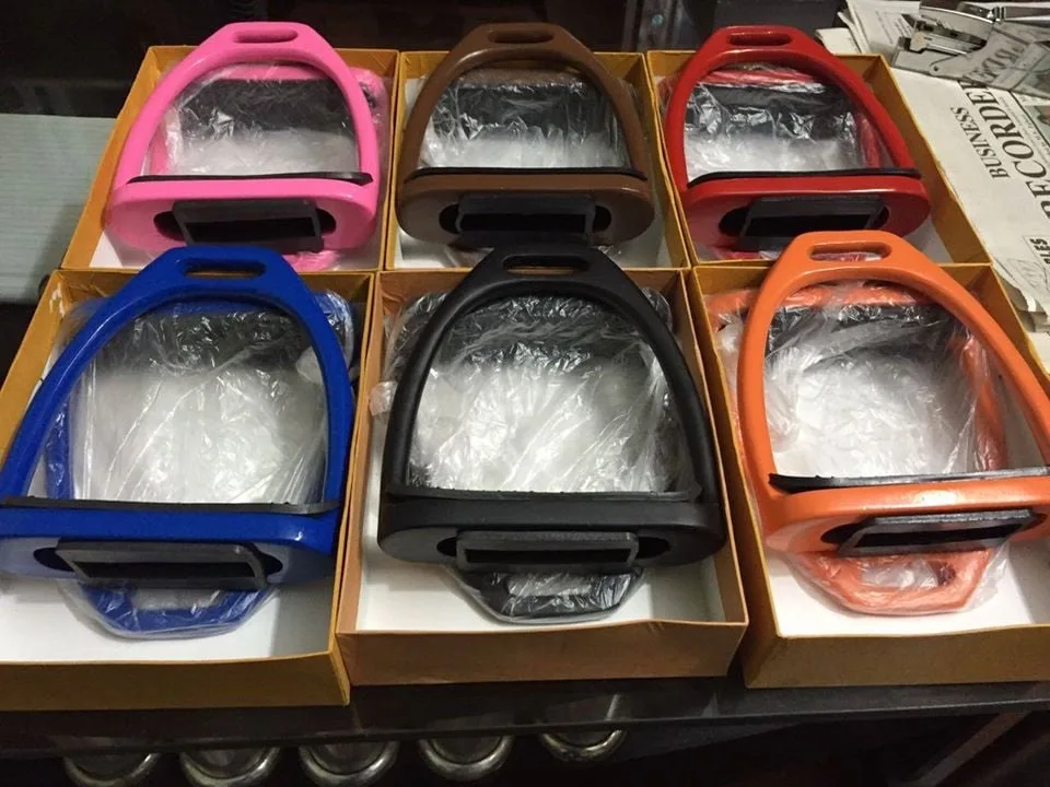 Peacock Safety Irons with treads - Fylde Saddlery