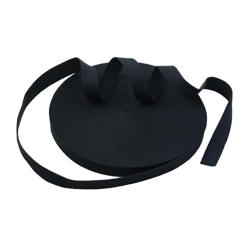 Custom Color Organic Cotton Canvas Webbing Polyester Cotton Webbing for Bag Strap