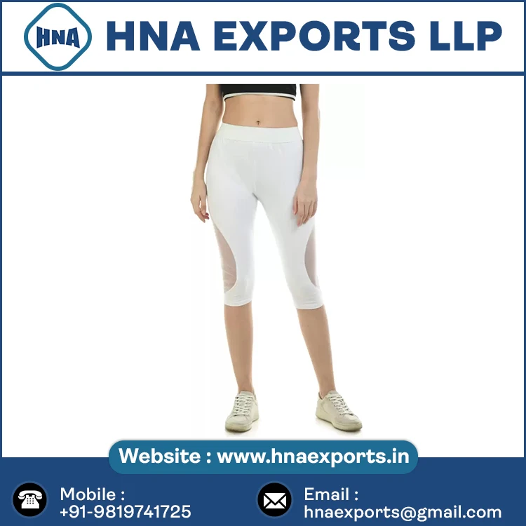 2022 New Trending Collection Easy To Wear Polyester Ladies Capris With