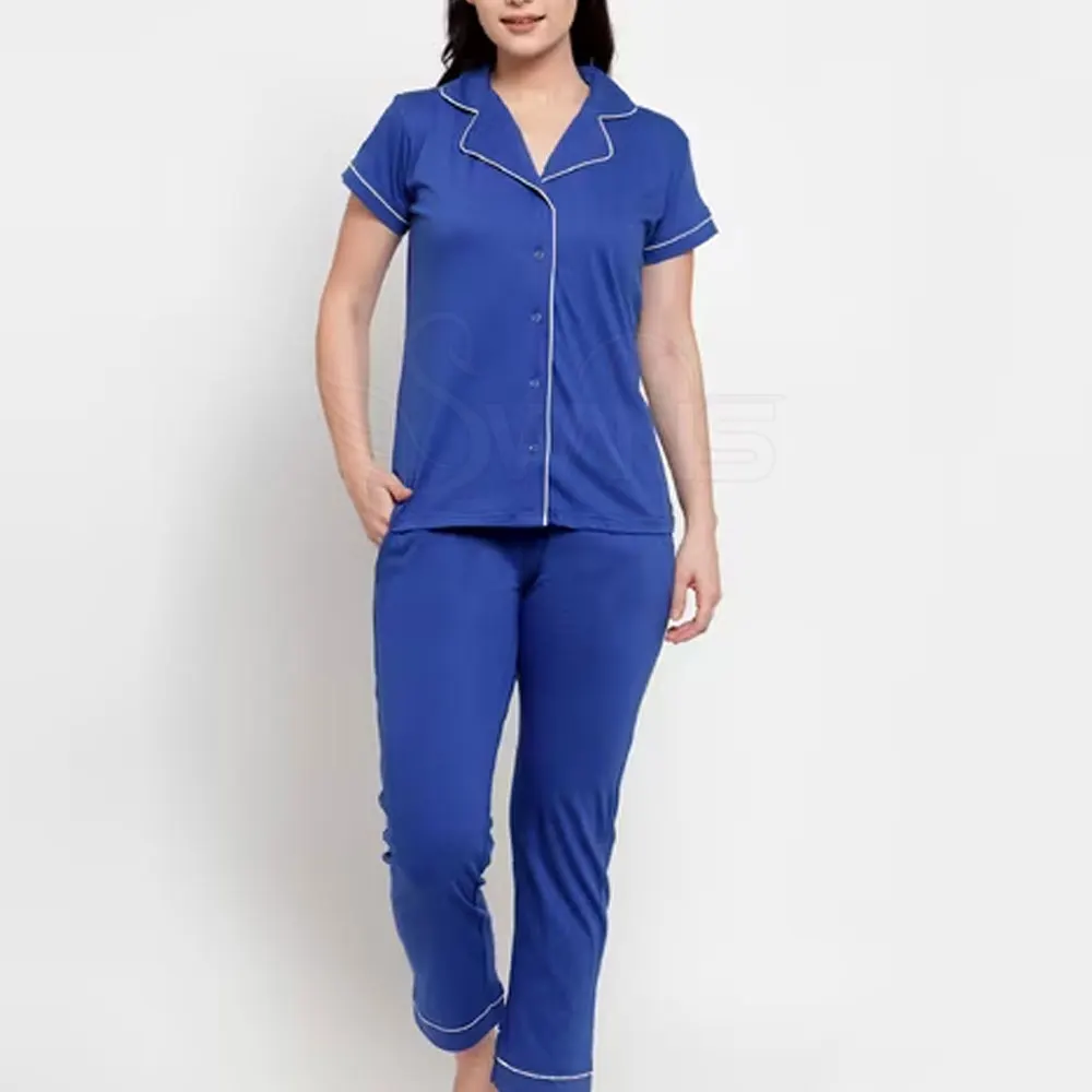 New Arrival Night Dress Blank Color Durable Good Quality Night Dress