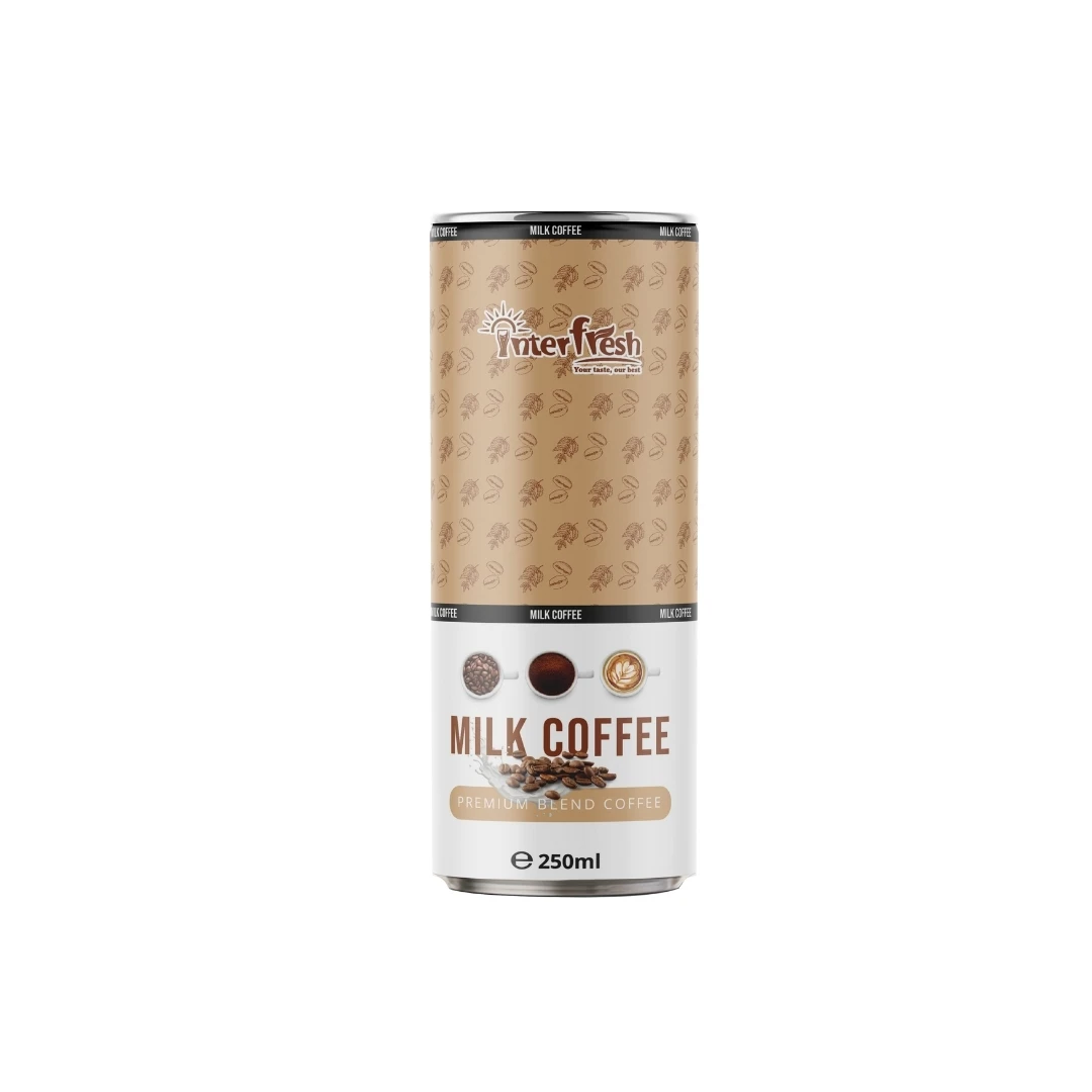 250ml Instant Milk Coffee From Vietnam with Interfresh Brand or Yourbrand Low Moq and Good Price