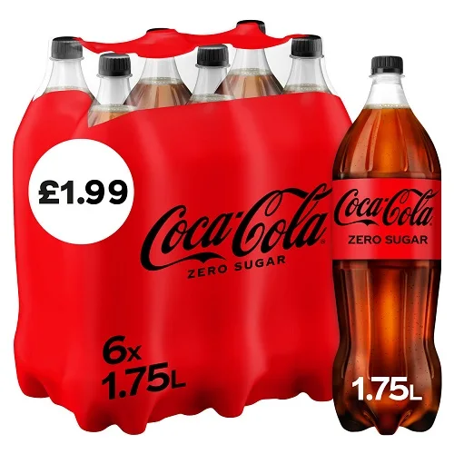 Cola Coca Zero Soft Drinks Original 1.5l Buy Cocacola Zero Lemon