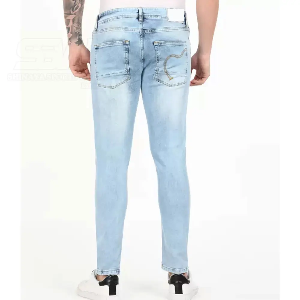 Latest Design Men Jeans Pants Plus Size Custom Logo Men Jeans Pants New