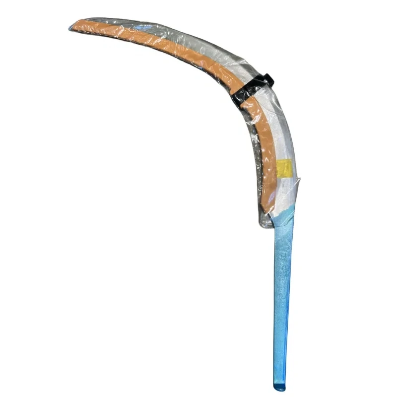 Blue Industrial Grade Palm Sickle Farm Tool with Fiberglass/Wood Handle Carbon Steel Blade