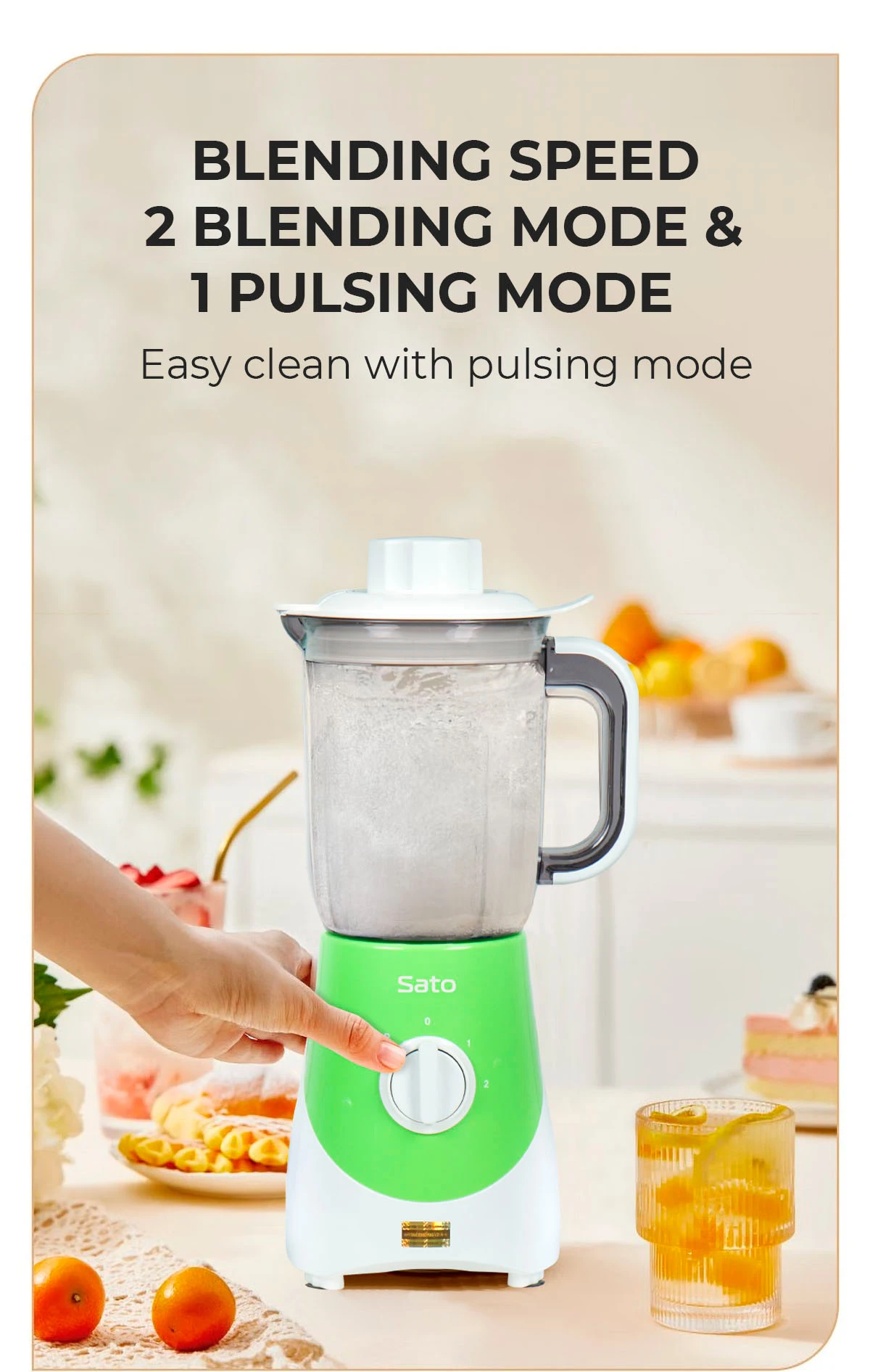 Sato Mx1101 Multifunction Blender Luxurious Multipurpose Blender