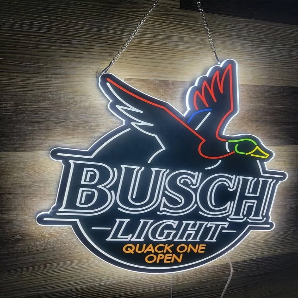 Custom Ducks Unlimited Neon Sign - Decorative Logo Design