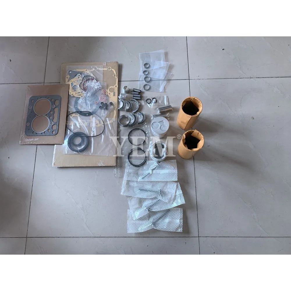 Z482 Rebuild Kit With Valves Engine Bearings Cylinder Liner Full Gasket Kit for Kubota