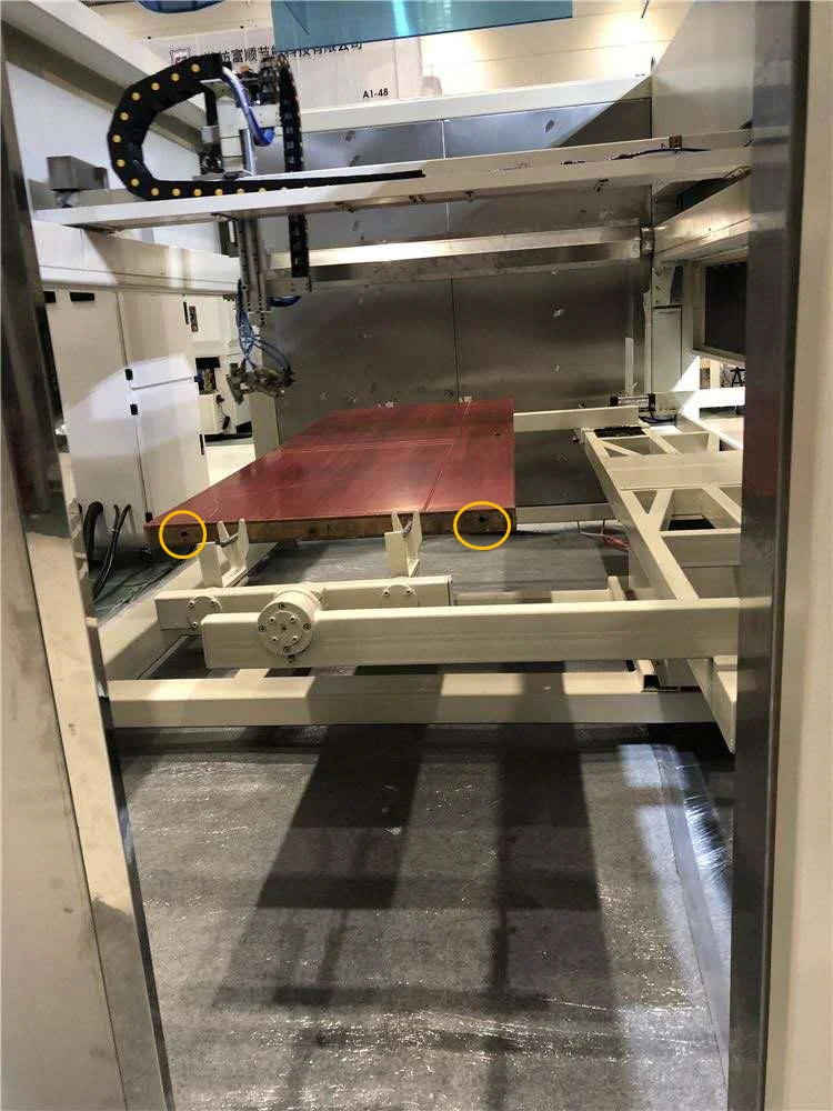 CNC Automatic 5 Axis Wood Door Kitchen Cabinet Furniture Paint Spraying Spray Machine