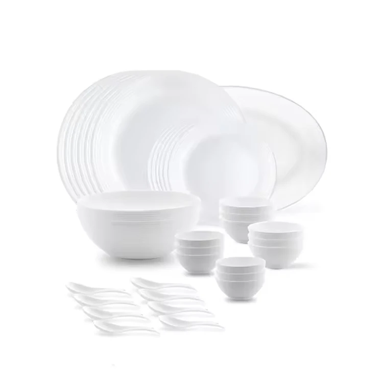 Newest Trending Dinner Set India Designer Opalware India Dinner Set for Sale at Best Price