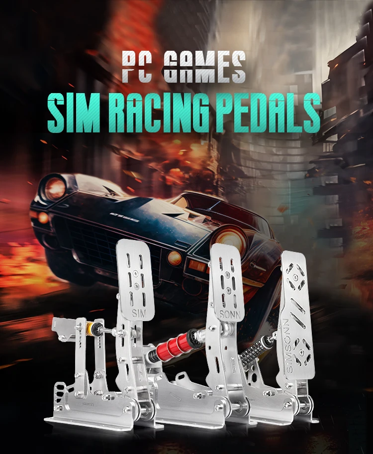 Simsonn Pro Sim Racing Pedals For G29/g27/g25 T500 High-performance ...