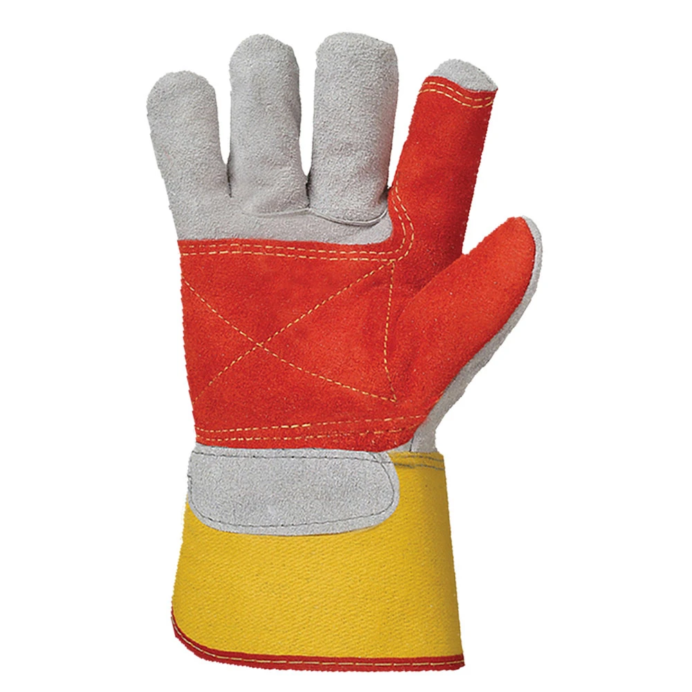 Guantes De Seguridad Cuero Carnaza Heavy Duty Construction Working Work