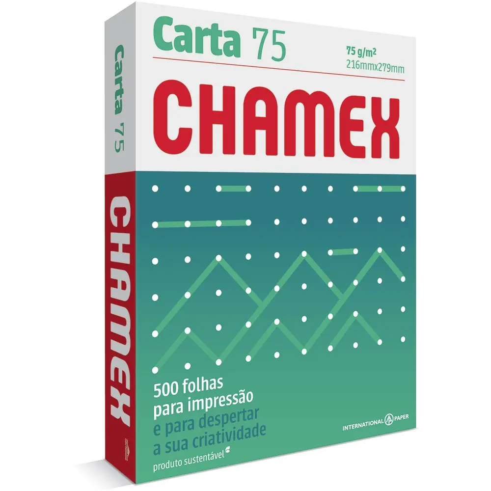 Premium quality Low price Chamex / A4 Copy Paper  75 gsm/ 500 SHEETS PER REAM Chamex A Copy Paper A4 80GSM