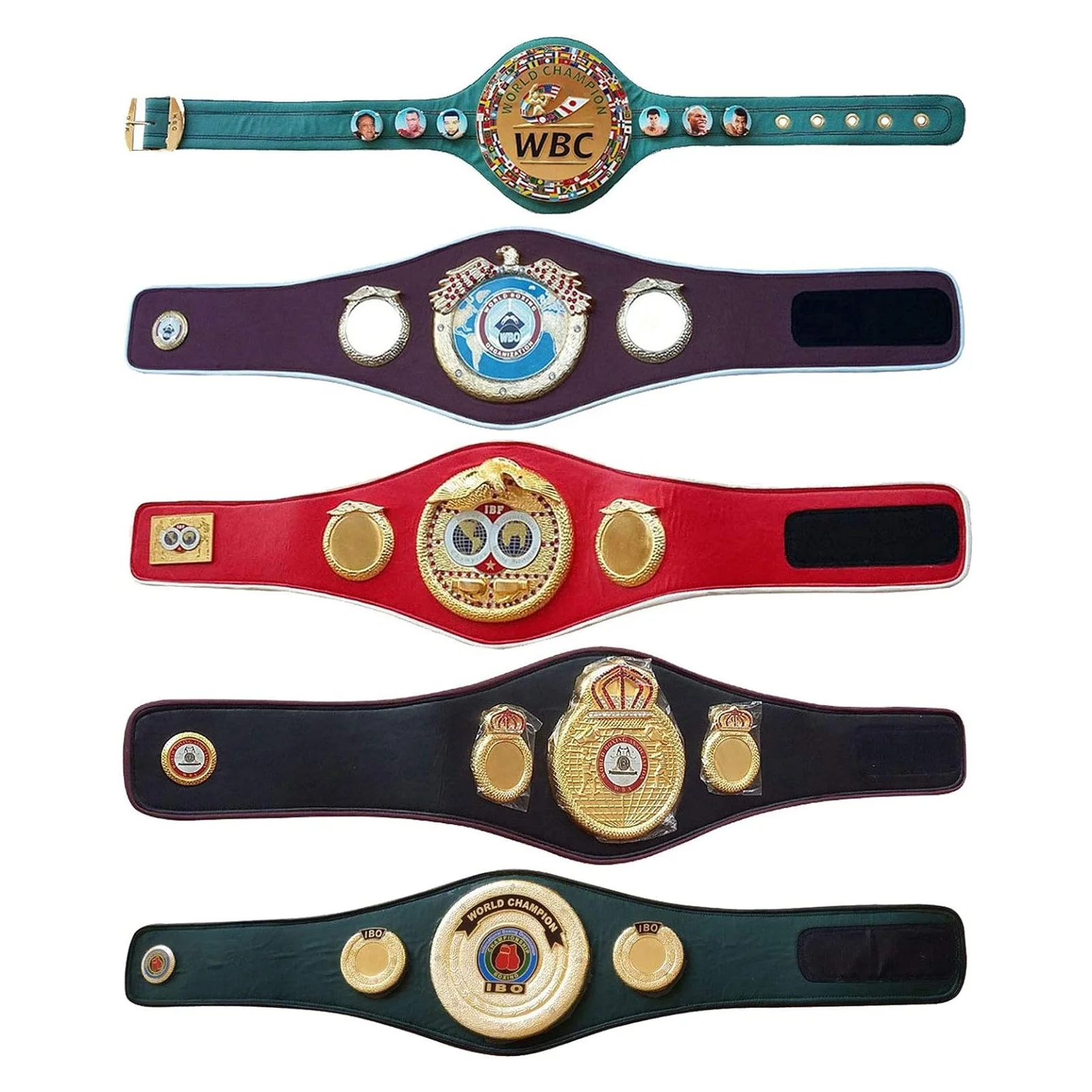 IBO IBF WBA WBC WBO 大人用ボクシング選手権ベルト 新IBFボクシングベルト