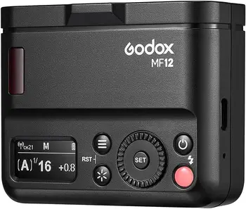 Godox MF12 MF12-K2 Macro Flash Off-Camera TTL Flash Speedlite 12W, 2.4G Wireless Control,TTL/M Mode,Built-in 3.7V/6.29W Lithium detail image