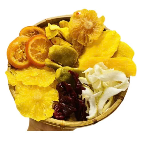 Organic Bulk AD Dried Mixed Fruits Mango Kiwi Papaya Dragon Fruit Coconut Pineapple