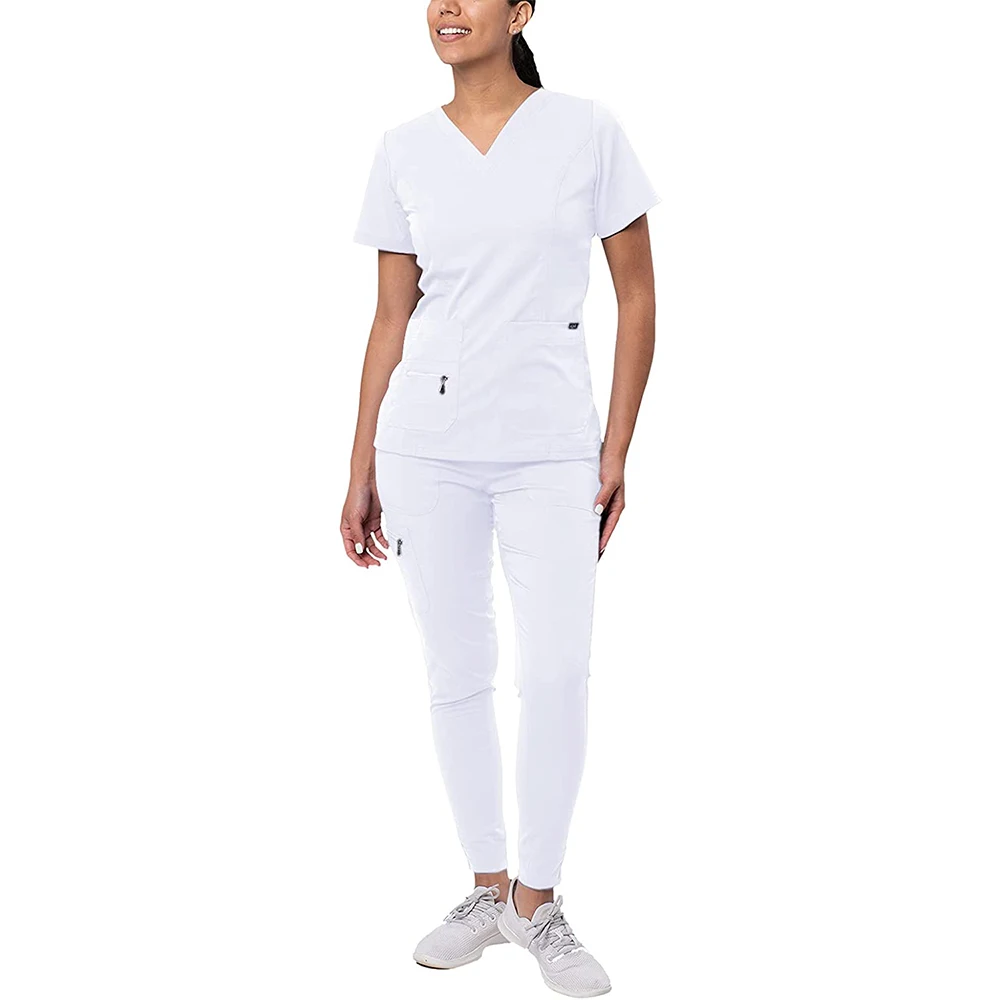 Wholesale Hospital Uniforms Medical Scrubs Nurse Short Sleeve Scrubs ...