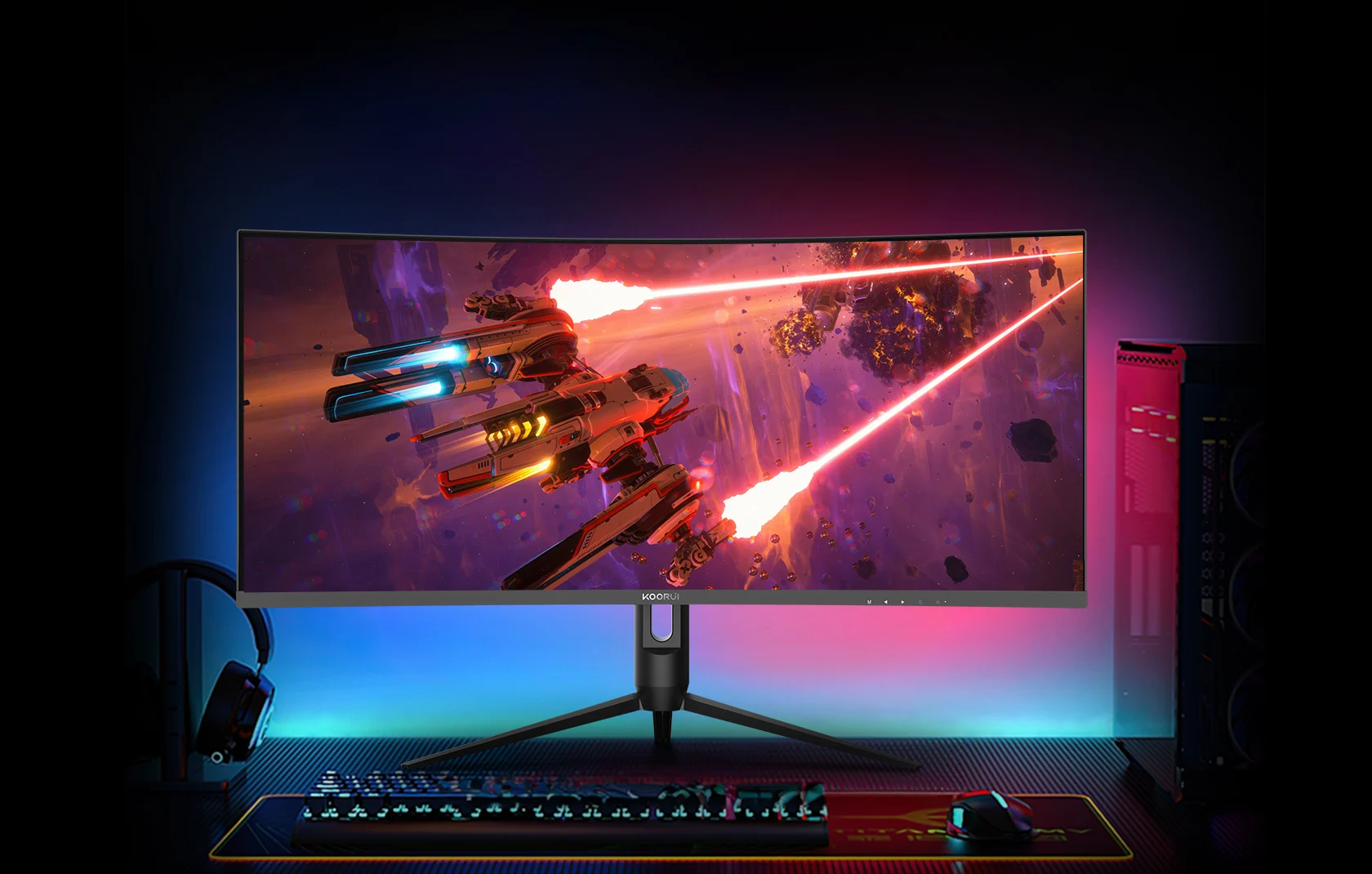 KOORUI G3441XC 34inch WUHD 240hz HDR 400 Gaming Monitor