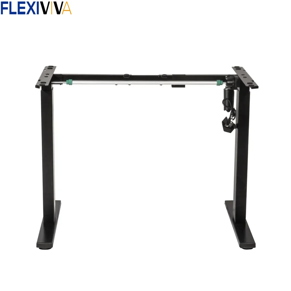 Single Motor Height Adjustable Electric Standing Desk Sit Stand Table ...