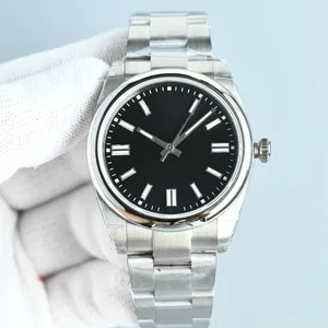 Black Dial High-Quality Stainless Steel Men's Mechanical Watch Hot Selling Stylish Casual Automatic Waterproof Luminous Watches