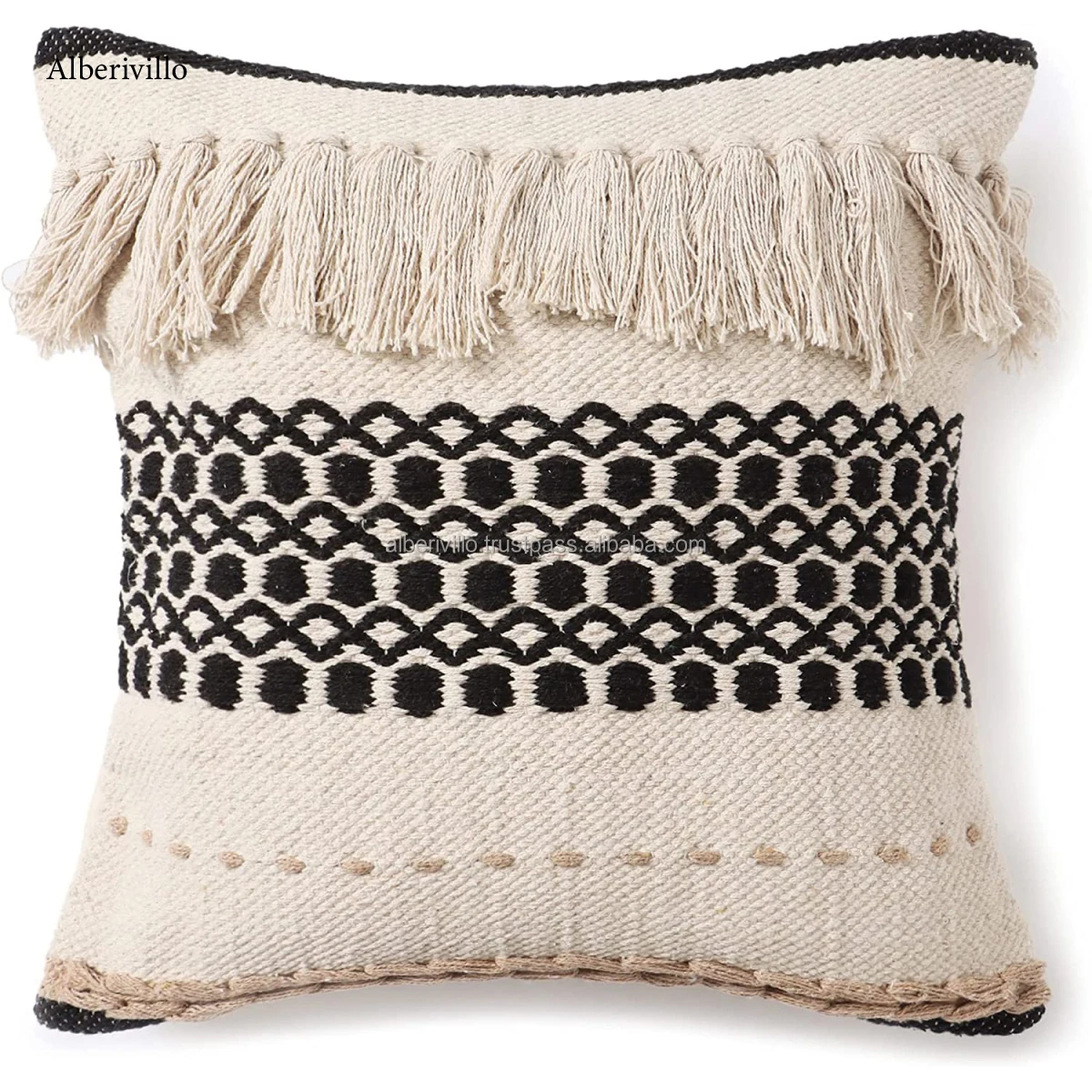 Luxury Cotton Bohemian Pillow Case Ecofriendly Sofa Furniture