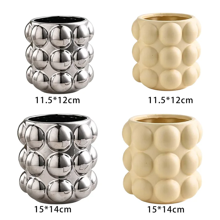 product european custom bubble jar handmade empty ceramic vessel for candlestick holder for candle making wholesale-7