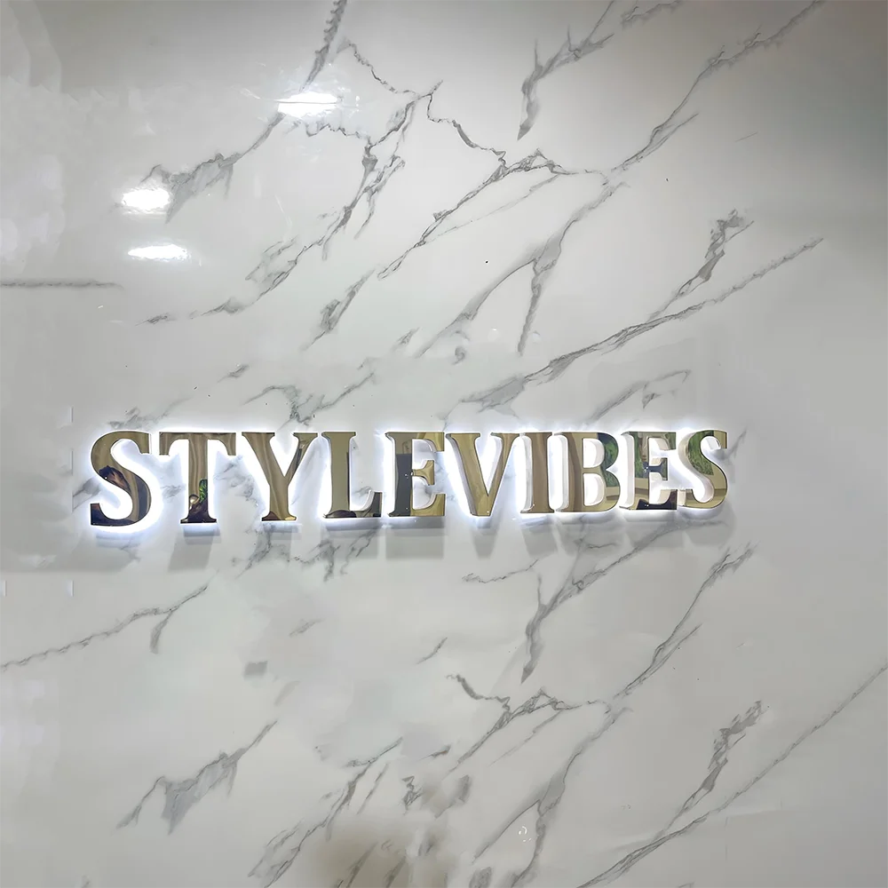 Customized LED Shop Front Signs Backlit Led Channel Letter Sign for Beauty Salon