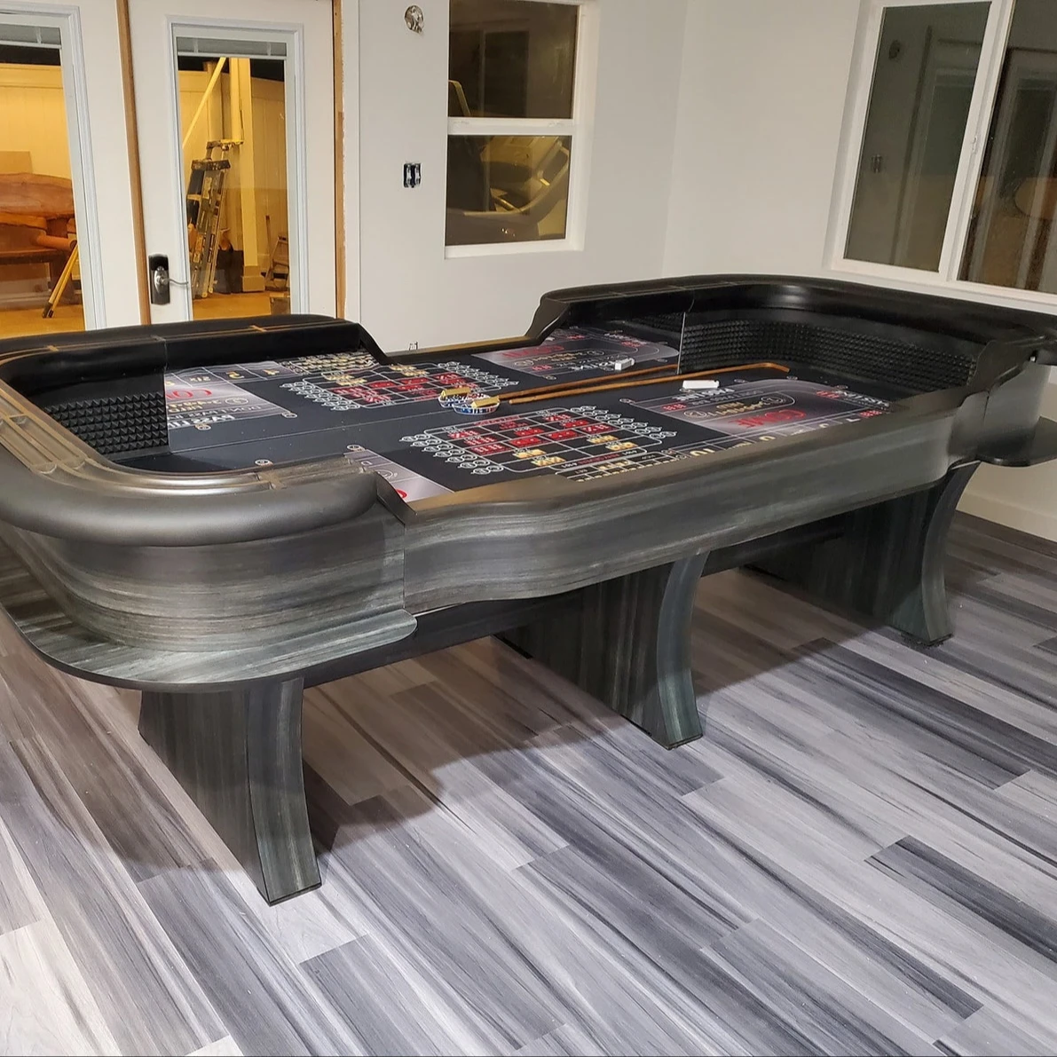 Highquality Craps Table Manufacturer With Customised Logo,Felt,Design