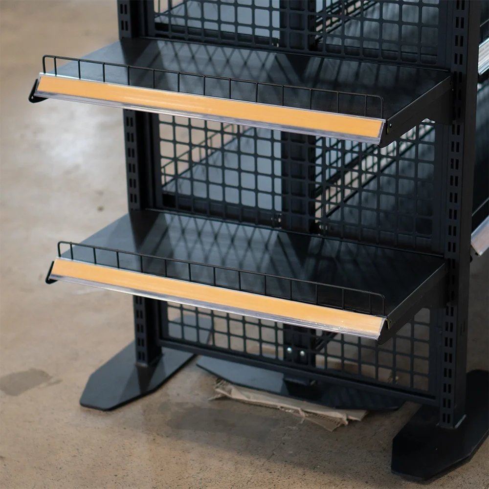 Adong Supermarket Metal Shelves Shop Display Shelves A48 Customized