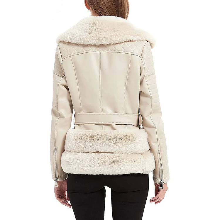 Oem Services High Quality Fabric Women Winter Customized Windproof Down Jacket For Women With Fur Jacket - Image 3