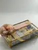 Gold Glass Box - 100 pcs Chocolate with Paper + 300 gr Dragess