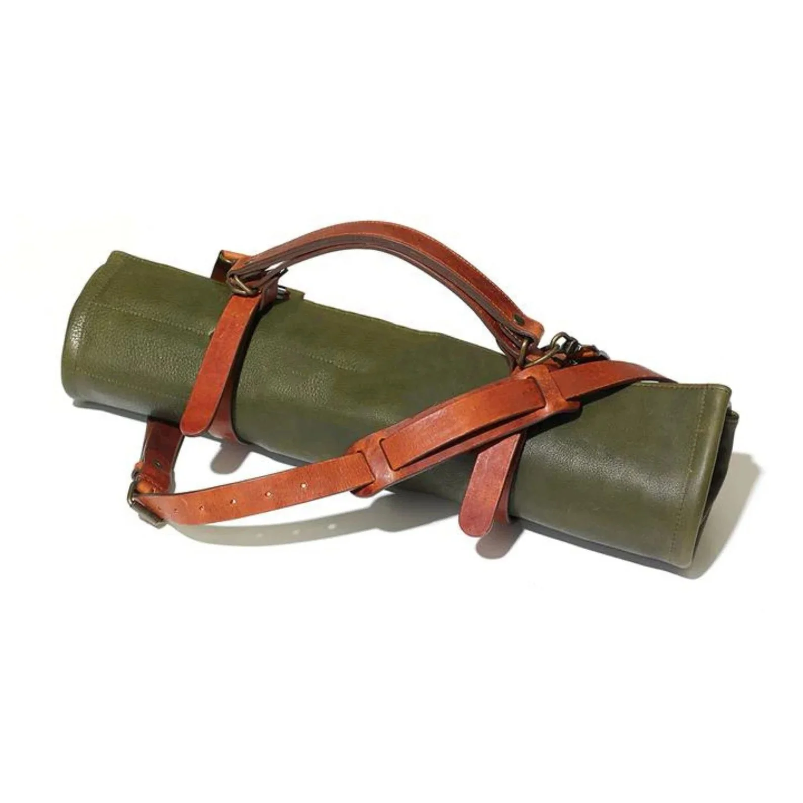 Wholesale Custom Leather Tool Bag Knife Roll Case Lightweight