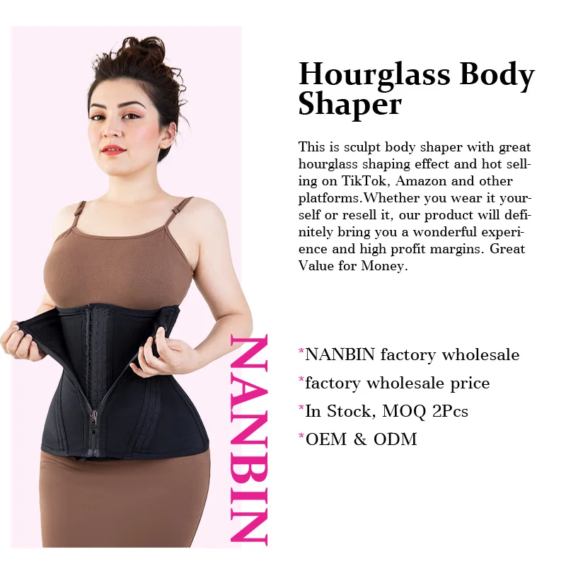 Powernet Good Quality 3-in-1 Underbust Corset Tummy Slimmer Invisible Shaping Girdle for Flat Stomach Waist Slimming Latex