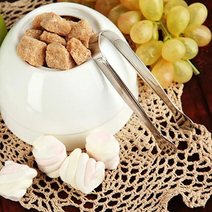 Wholesale Sugar Clip Ice Cube Tongs Stainless Steel Metal Tongs