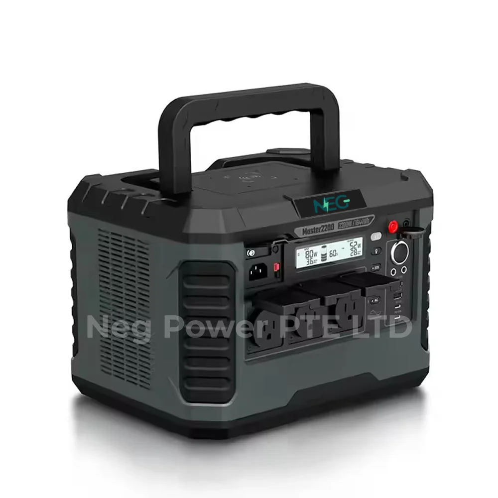 Neg Power 2200 Portable Power Station For Camping Master 2200w Fast ...